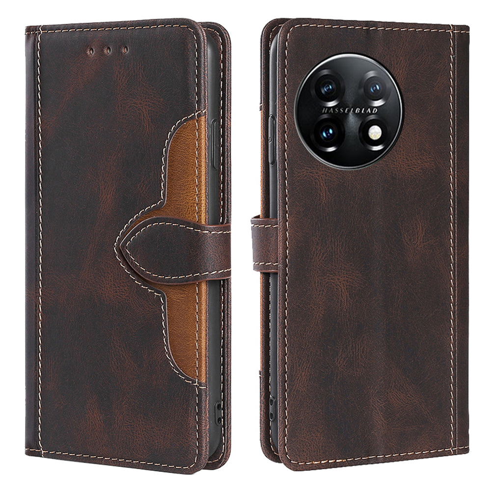 Shockproof Cell Phone Cover for OnePlus 11 5G Straw Hat Pattern Stand Wallet Anti-scratch Mobile Phone Case Shockproof Cell Phone Cover for OnePlus 11 5G Straw Hat Pattern Stand Wallet Anti-scratch Mobile Phone Case